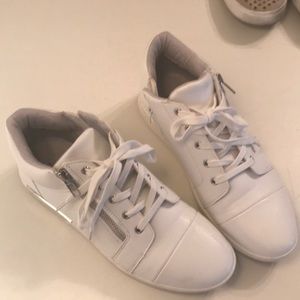 Aldo White High Top Sneakers